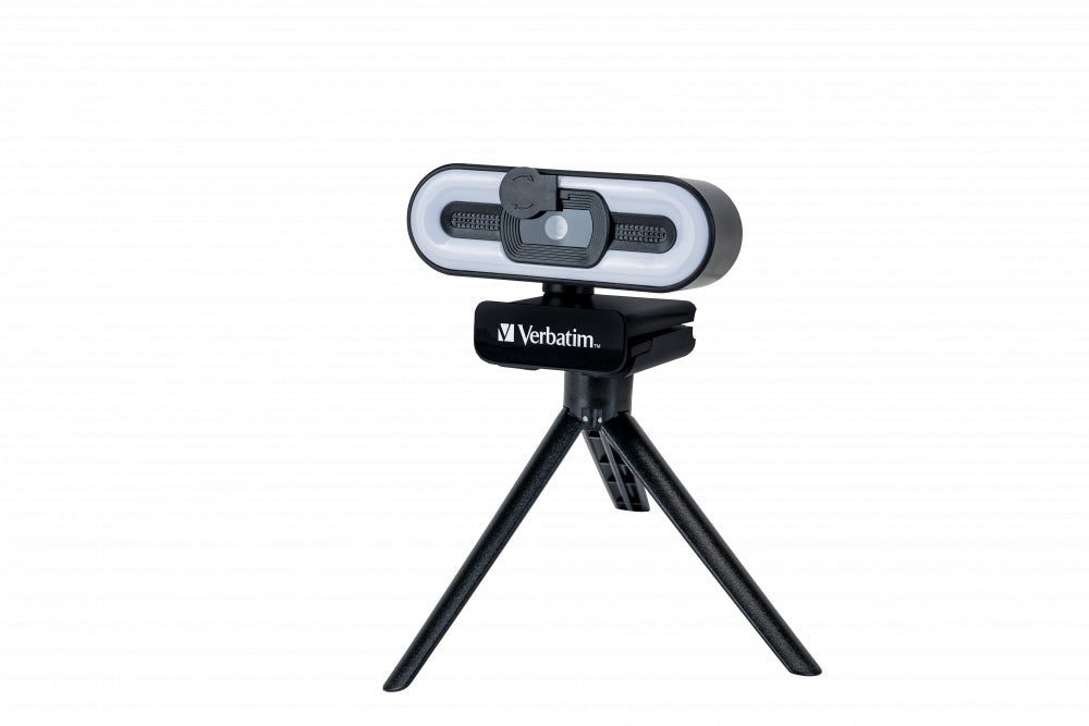 Verbatim 49579 Webcam – Full HD 1920x1080 USB 2.0 Clip-On Black