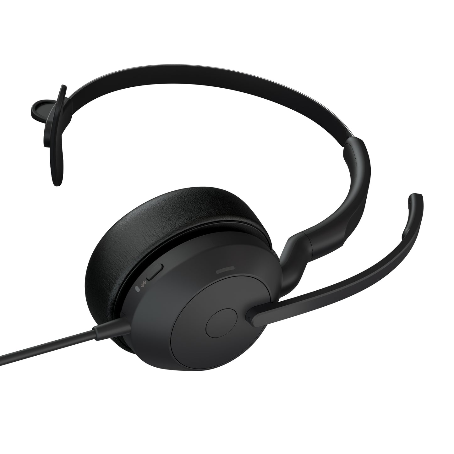 Jabra 25089-889-999 Evolve2 50 USB-A UC Mono Headset – Wired ANC, Black