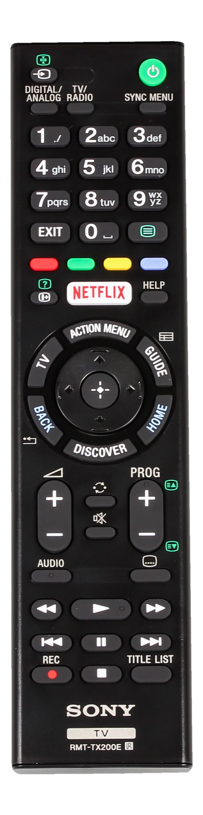 Sony 149316111 Remote Commander RMT-TX200E TV Remote Control
