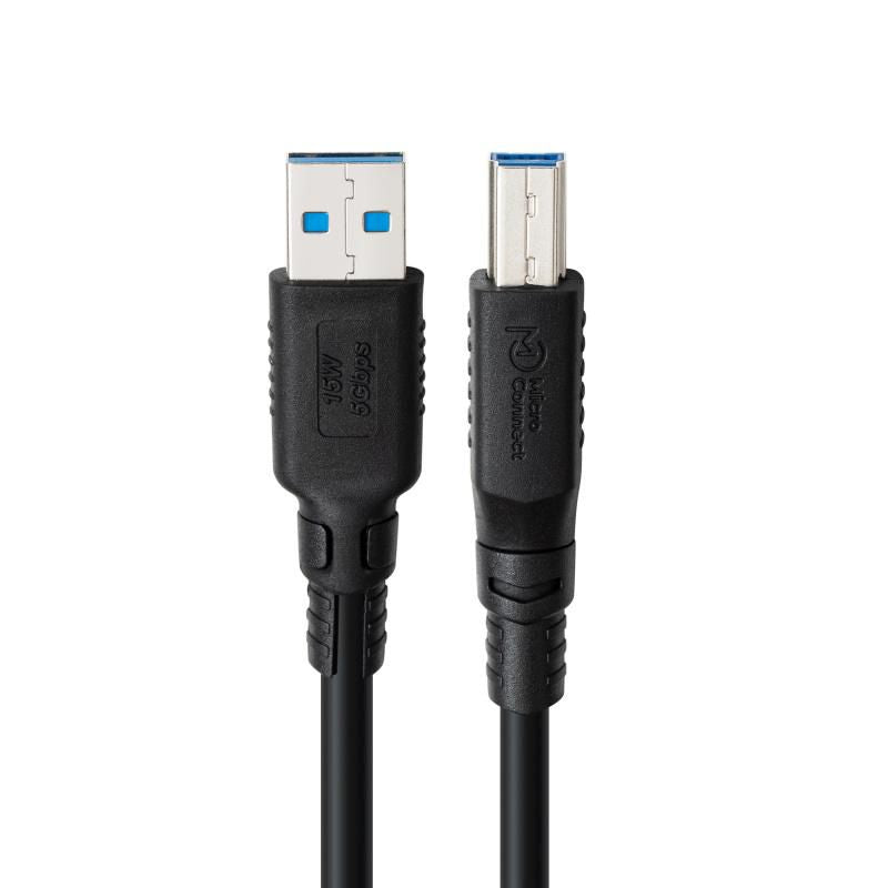 MicroConnect USB3.0AB1B-LSZH USB 3.2 A-B Gen 1 Cable 1m LSZH