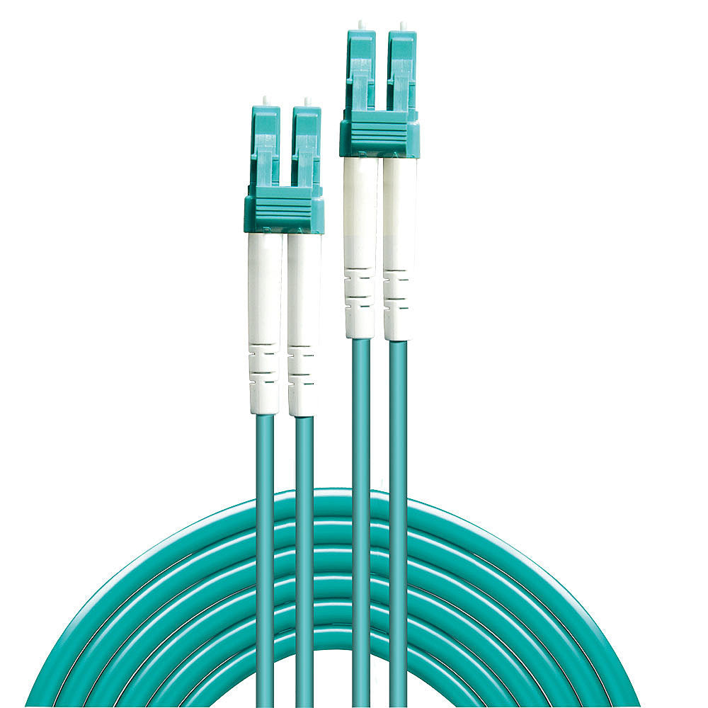 Lindy 46372 Fibre Optic Patch Cable – 3m LC-LC OM3 50/125 Duplex