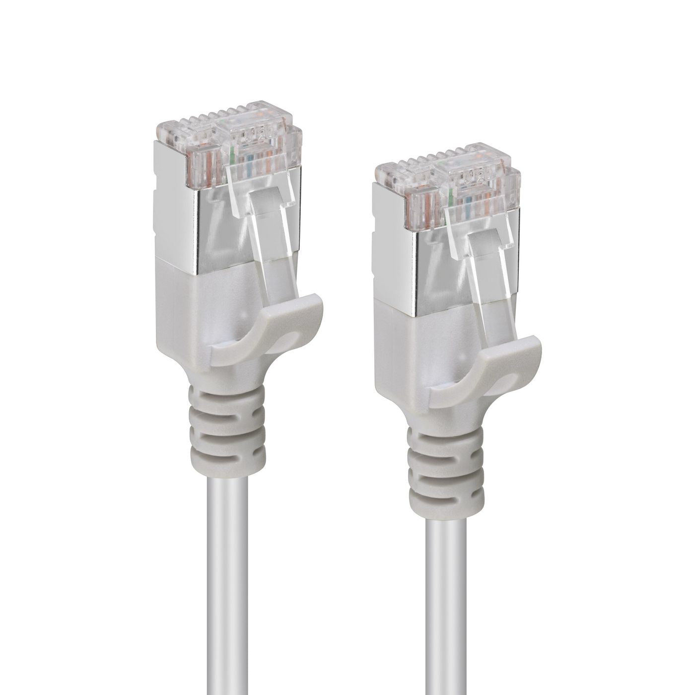 MicroConnect V-FTP6A0015-SLIM Cat6a U/FTP STP Network Cable 0.15m Grey