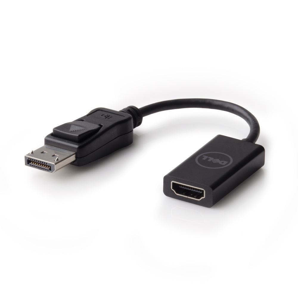 Dell DANAUBC087 DisplayPort to HDMI Adapter Cable – 0.2m, 4K UHD, HDMI 2.0, Black