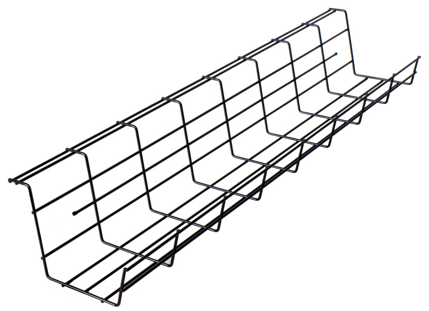 Kondator 429-4002 Ranna Cable Tray – Black Under-Desk Cable Management 72cm