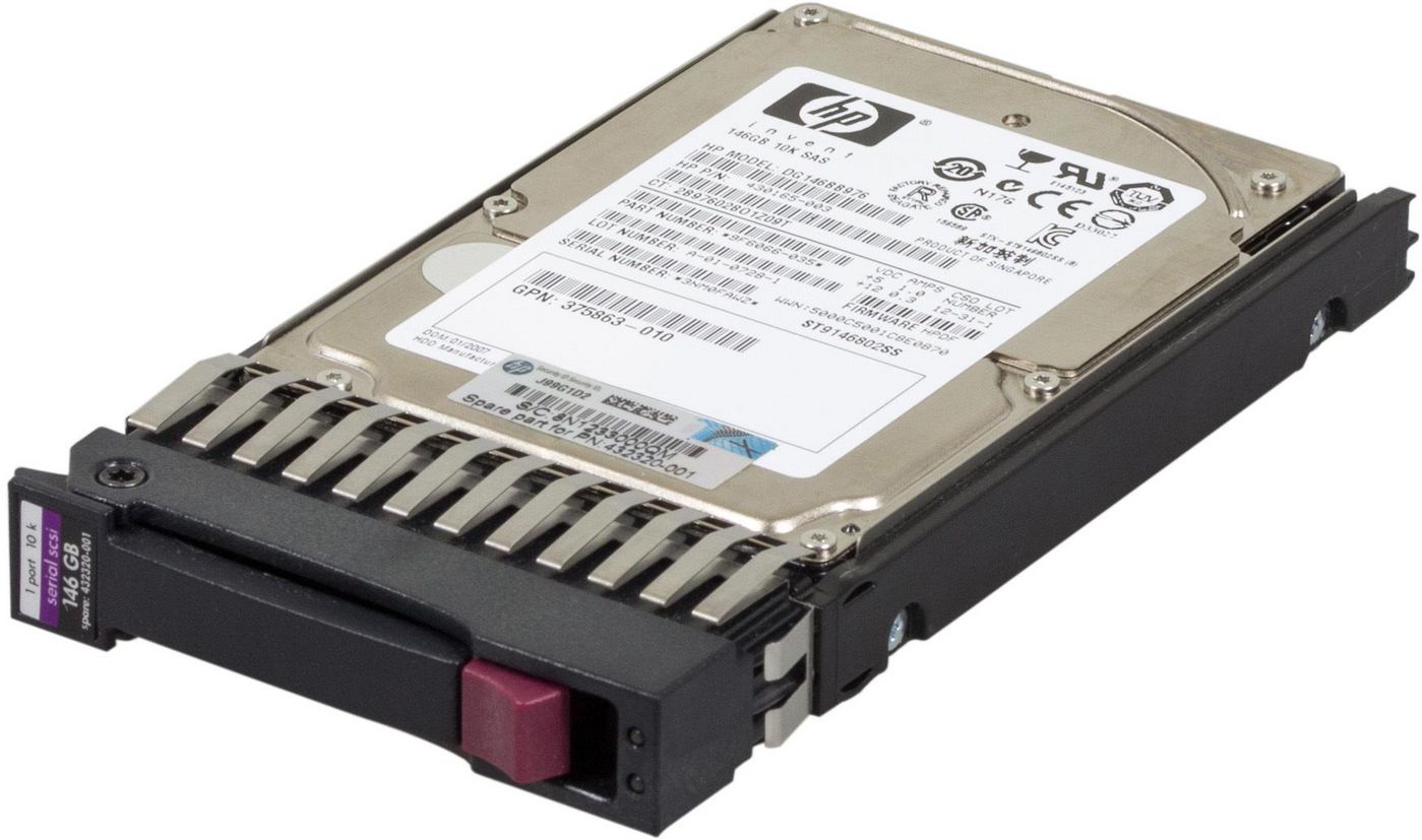 Hewlett Packard Enterprise 431954-003-RFB 146GB SAS 10K 2.5" Dual Port HDD