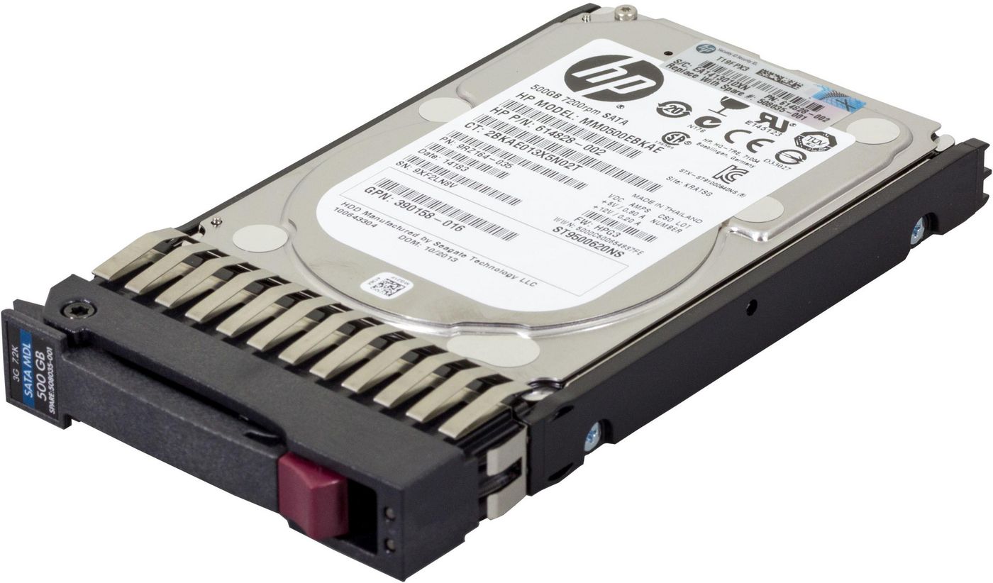 Hewlett Packard Enterprise 508035-001-RFB Internal Hard Drive – 500GB 2.5" SATA 7200RPM