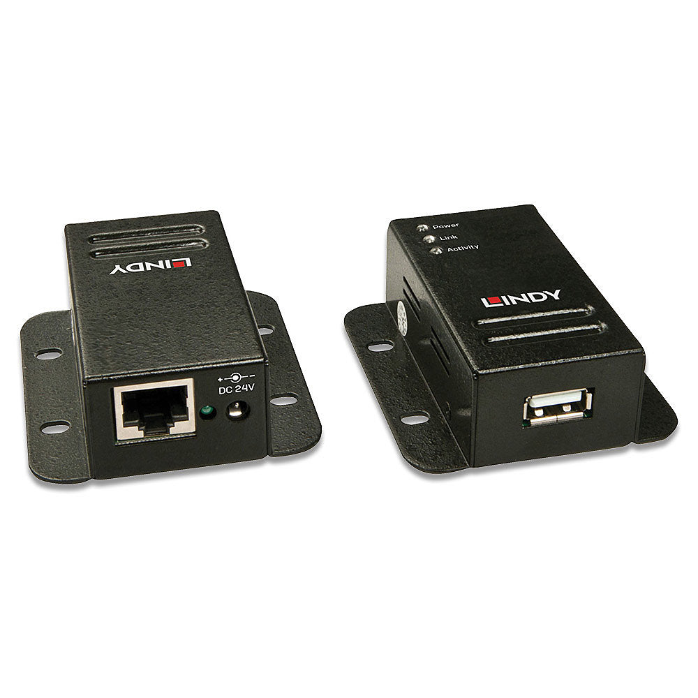 Lindy 42680 USB 2.0 Cat.6 Extender – 50m Network Transmitter & Receiver