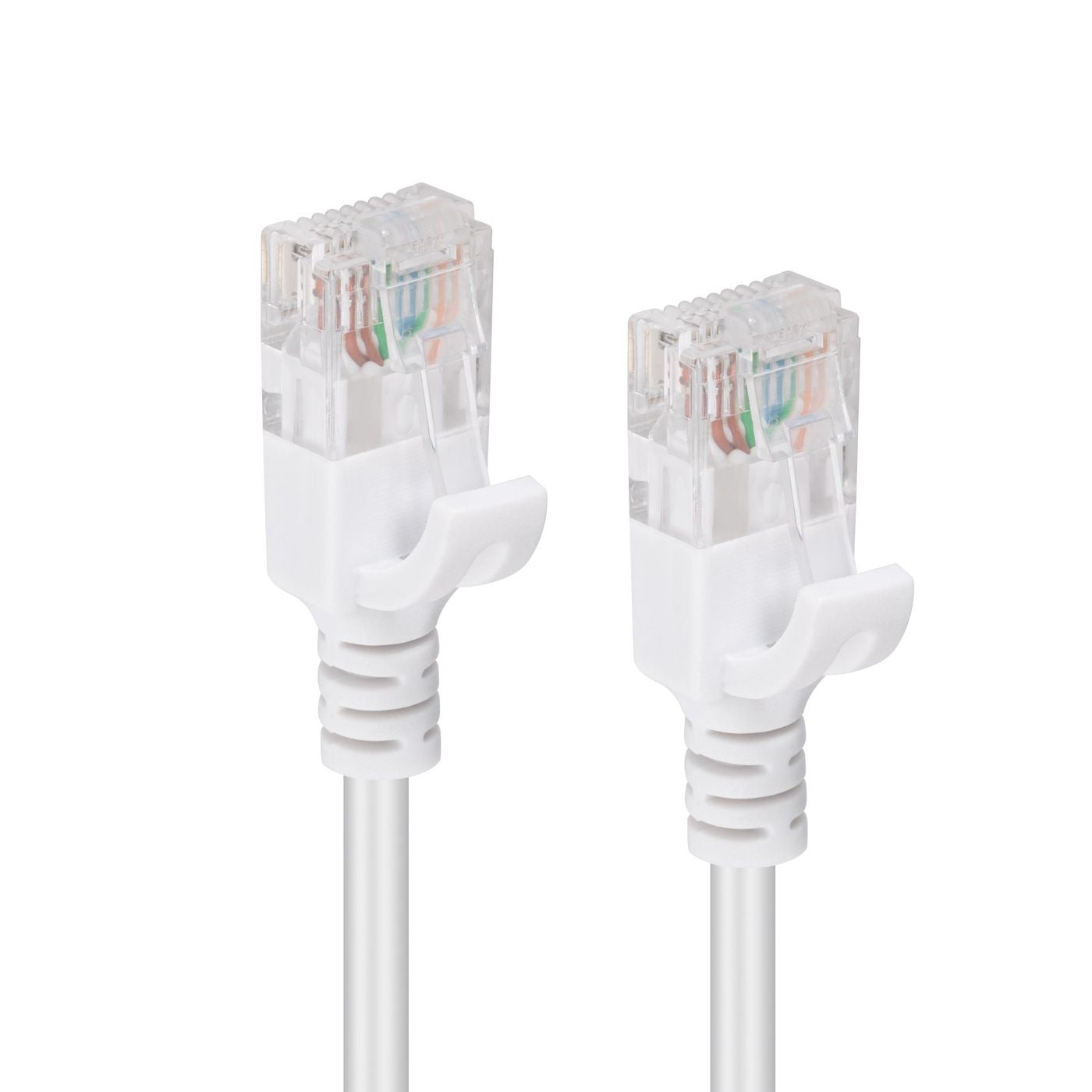 MicroConnect V-UTP6A0015W-SLIM Cat6a U/UTP Slim Network Cable – 0.15m White LSZH RJ-45