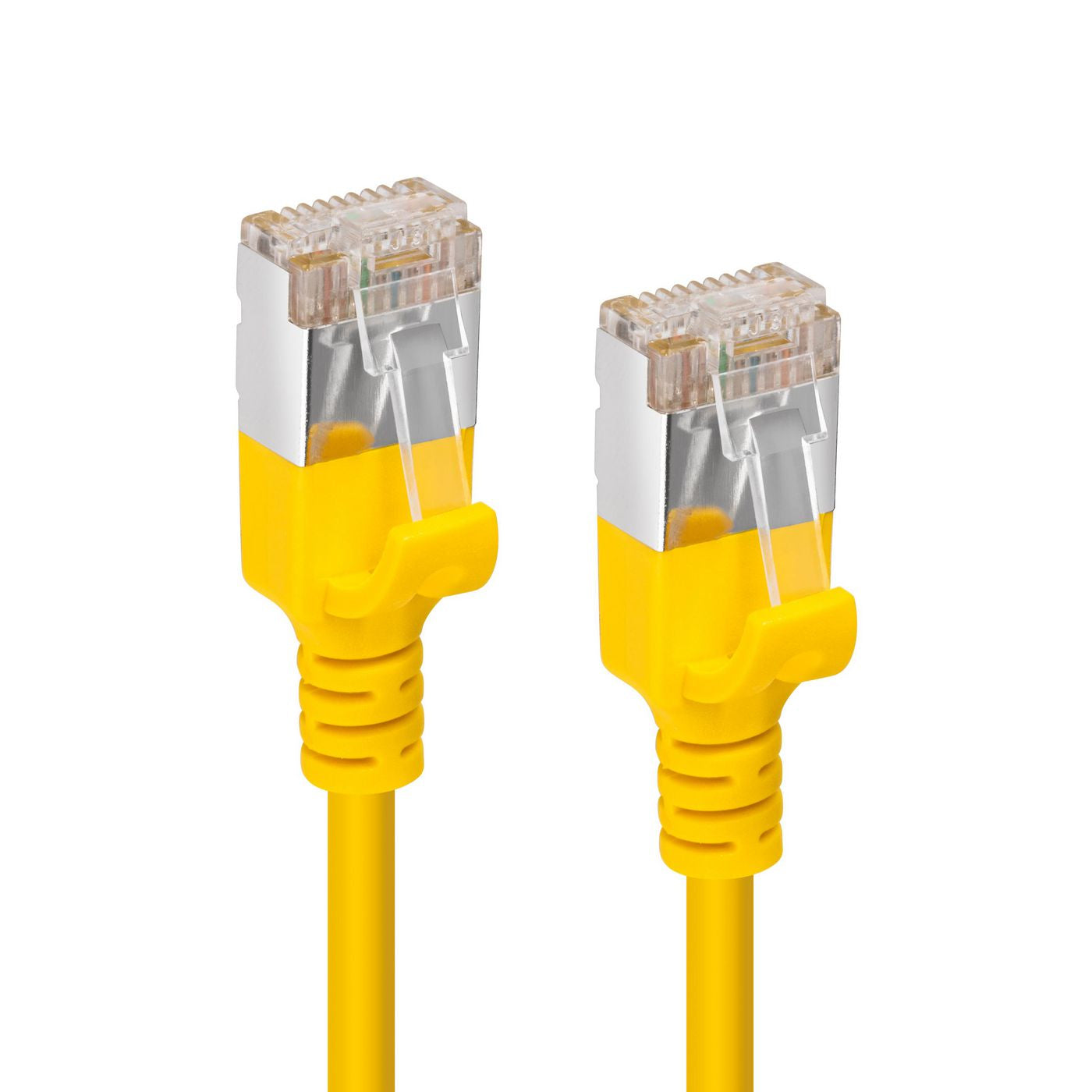 MicroConnect V-FTP6A0015Y-SLIM Cat6a U/FTP Slim Network Cable 0.15m Yellow LSZH