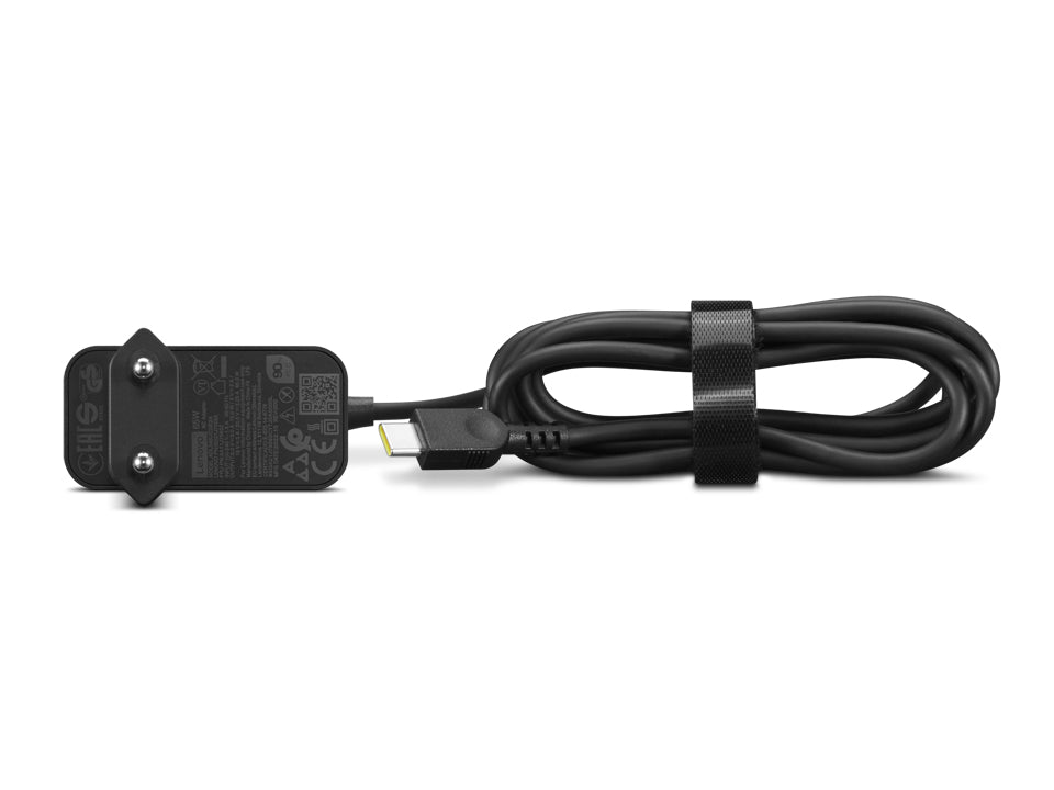 Lenovo GX21L58555 65W USB-C Power Adapter – Black Wall Charger