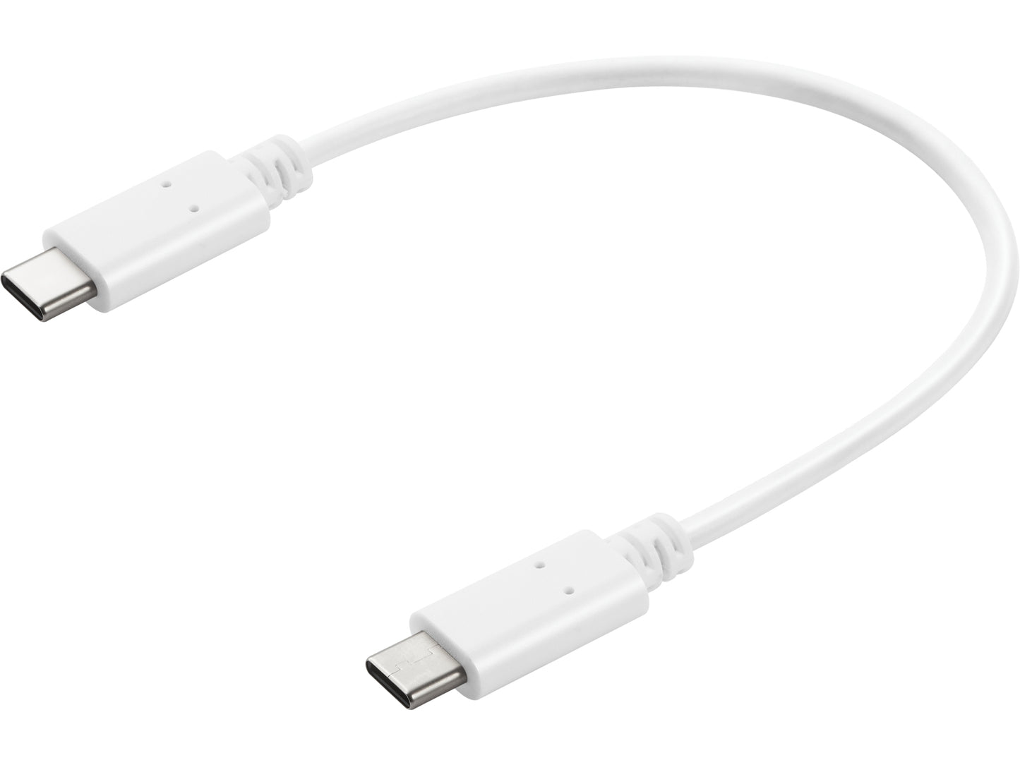 Sandberg 136-30 USB-C Charge Cable 0.2m – 65W Fast Charging White