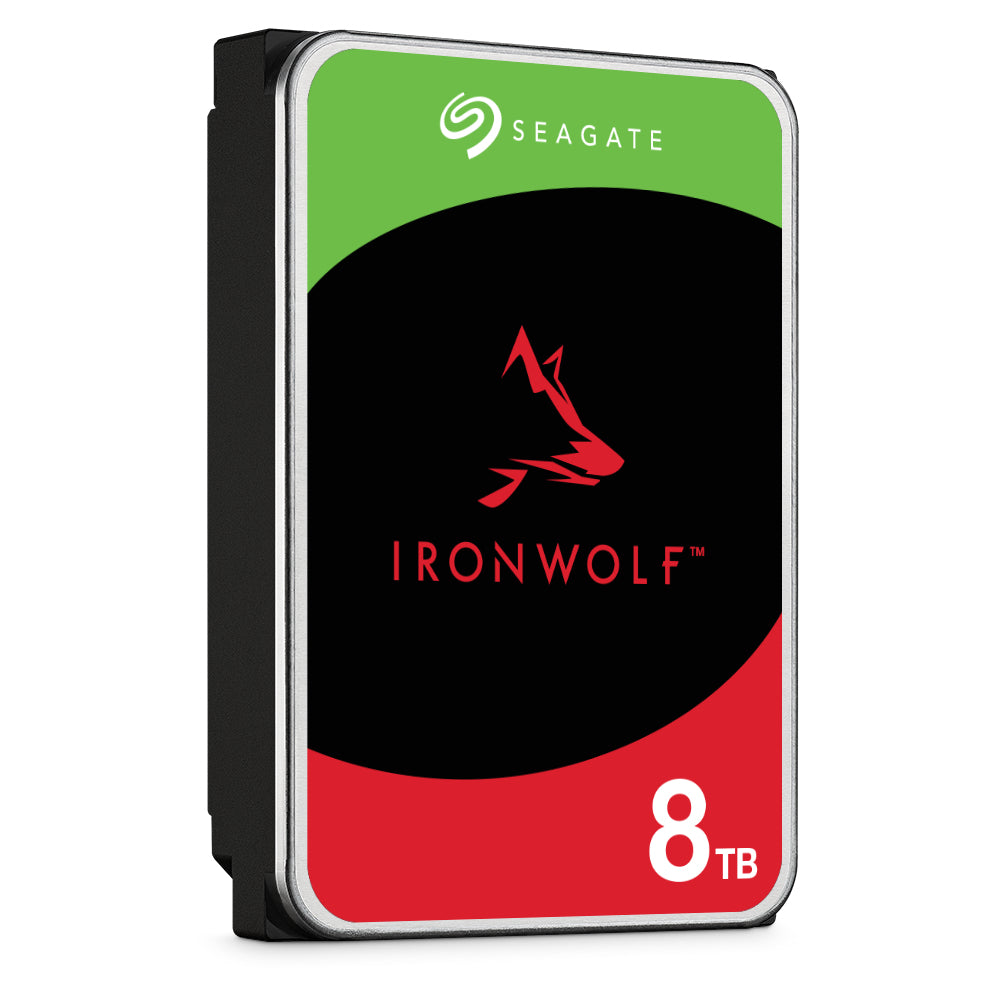 Seagate ST8000VN004 IronWolf 8TB 3.5" HDD – 7200RPM SATA III 256MB