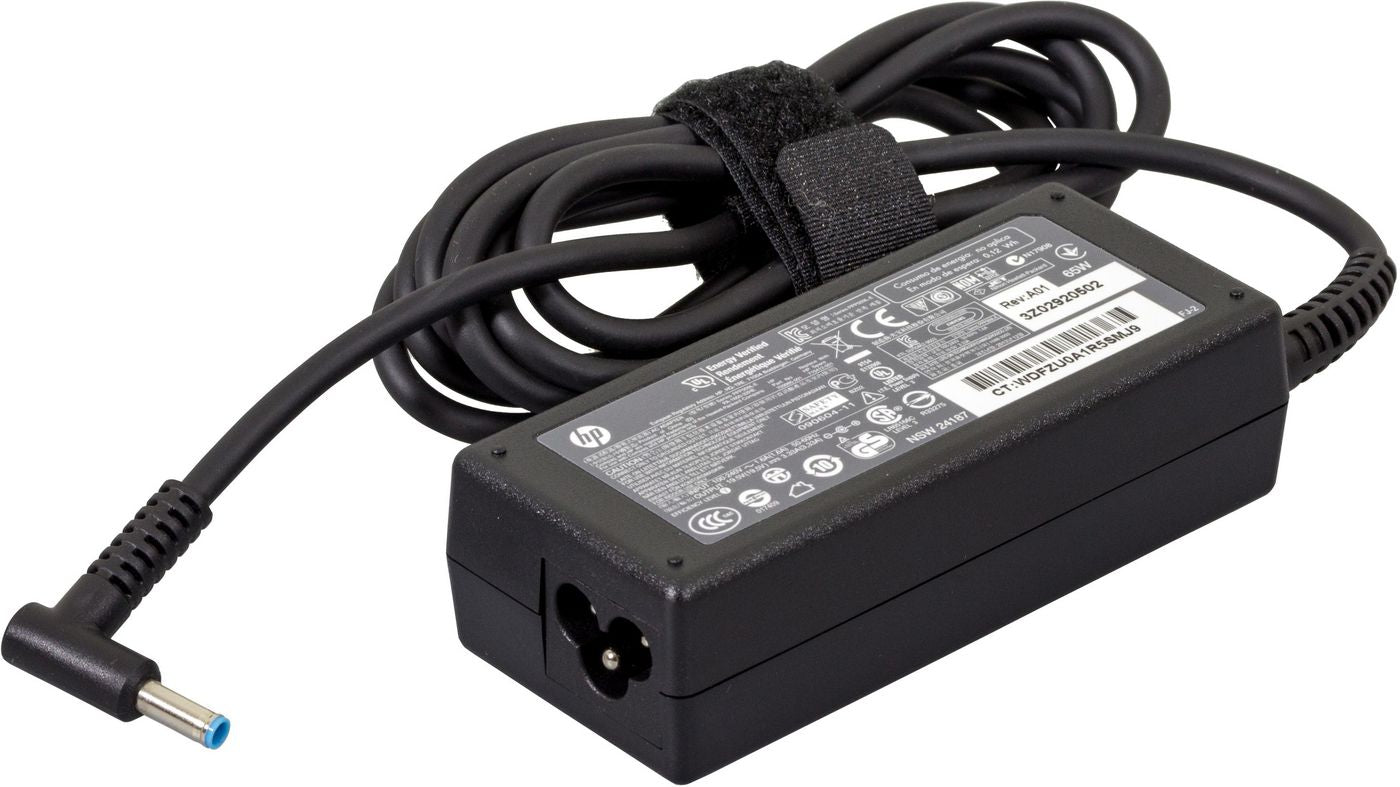 HP 753559-004 65W AC Power Adapter – 19.5V 3.33A, 4.5mm Smart Barrel Connector
