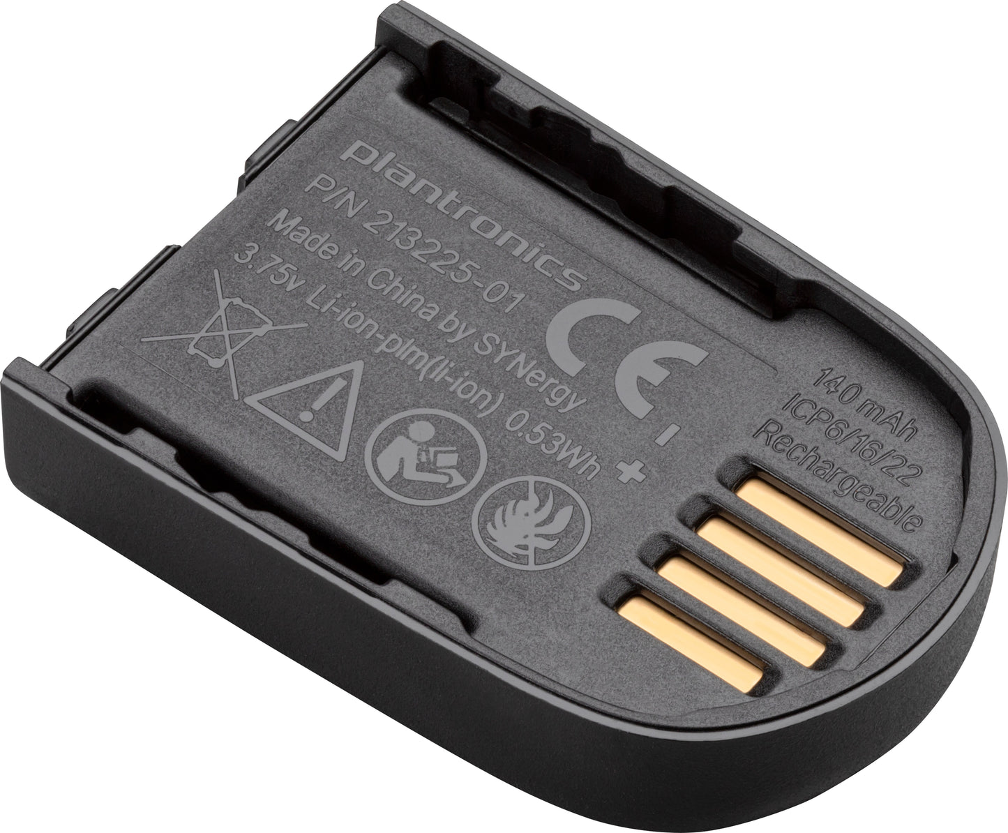 Poly 211425-01 Battery – Savi 8210 Headset Accessory Black