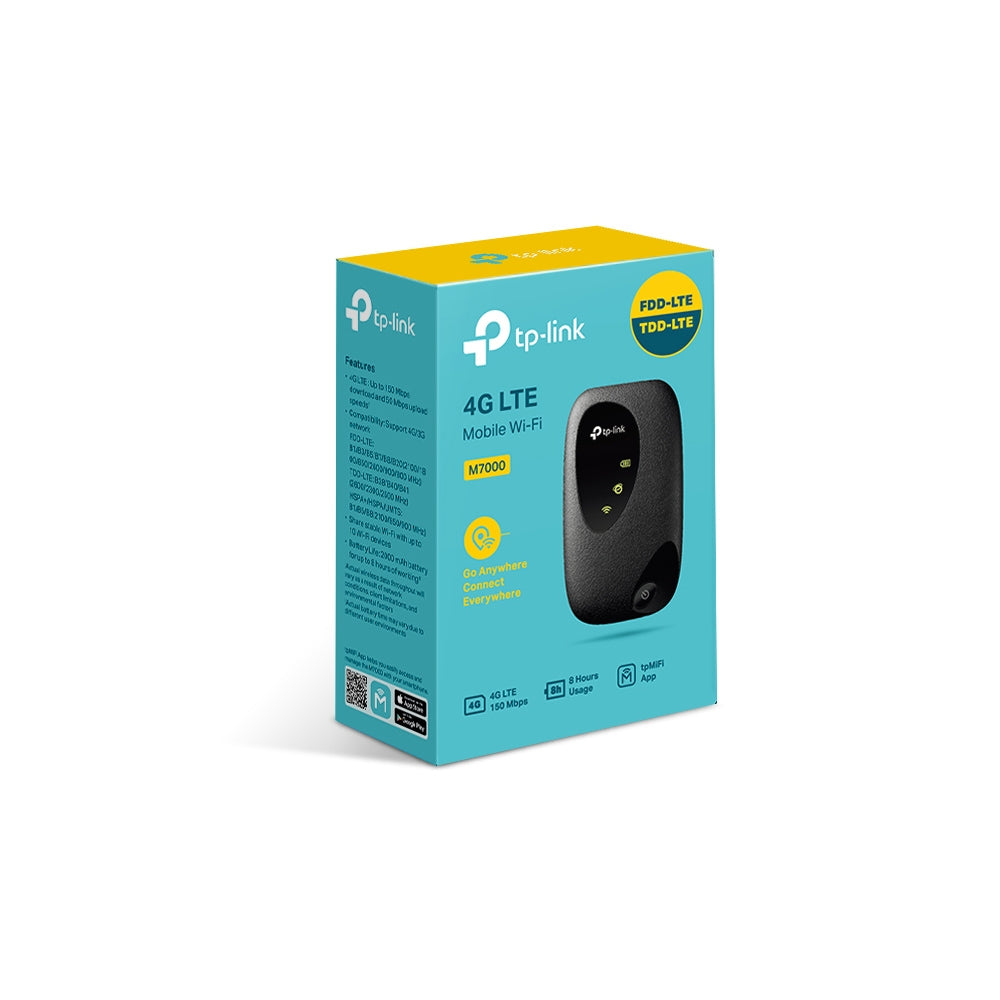 TP-Link M7000 Cellular Network Router – 4G LTE Mobile Wi-Fi 2000mAh