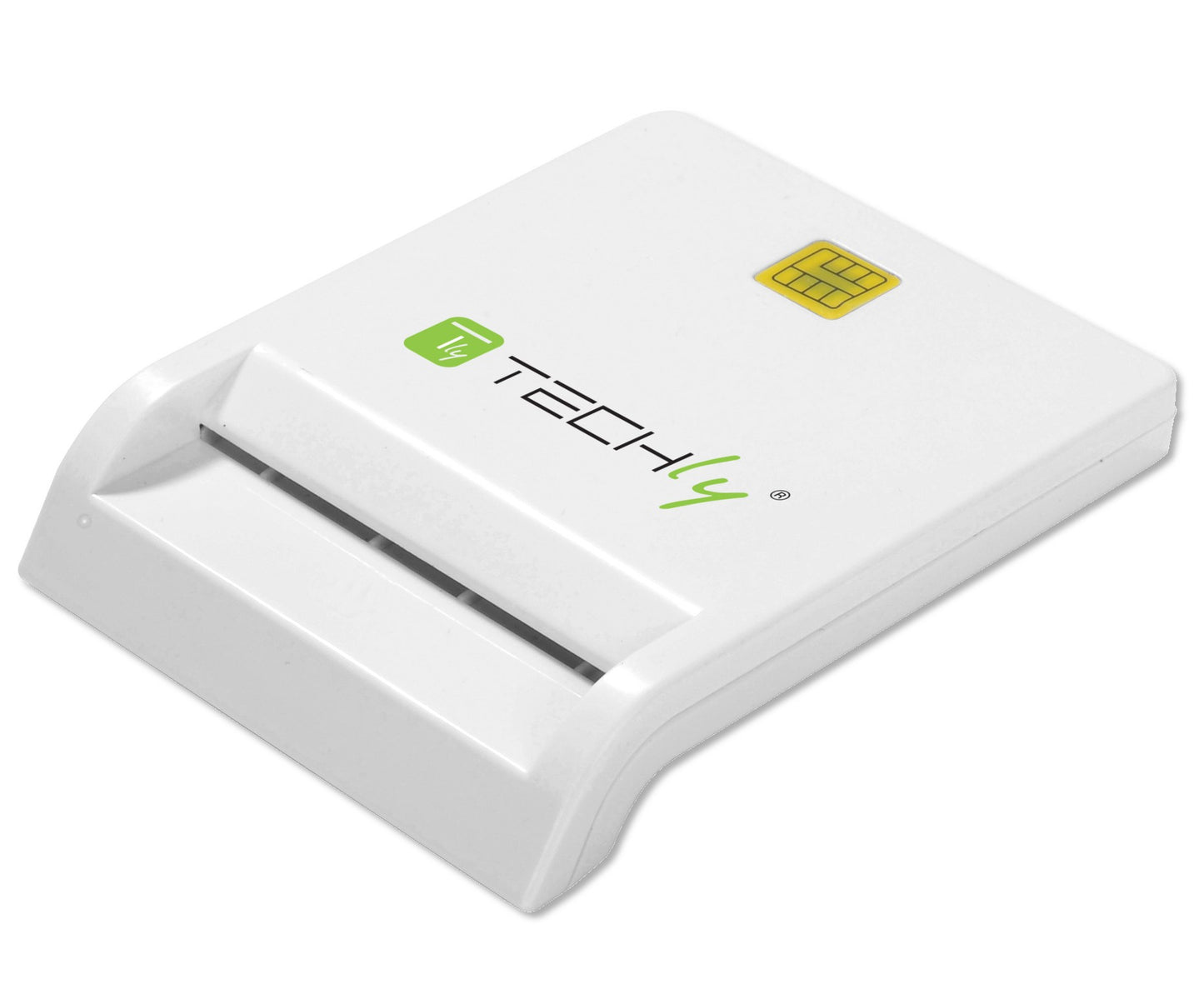 Techly I-CARD-CAM-USB2TYC Smart Card Reader – USB 2.0, USB-C, White