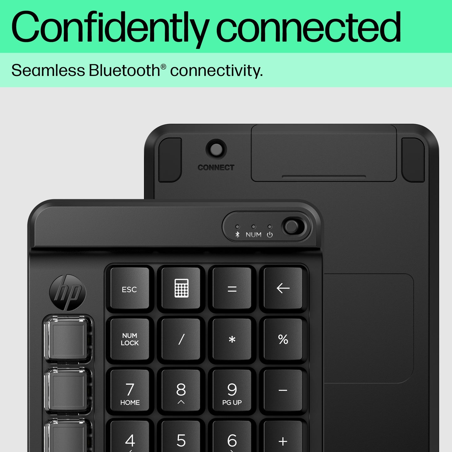 HP 7N7C3AA#ABB Programmable Wireless Keypad – Mechanical, Bluetooth, Black