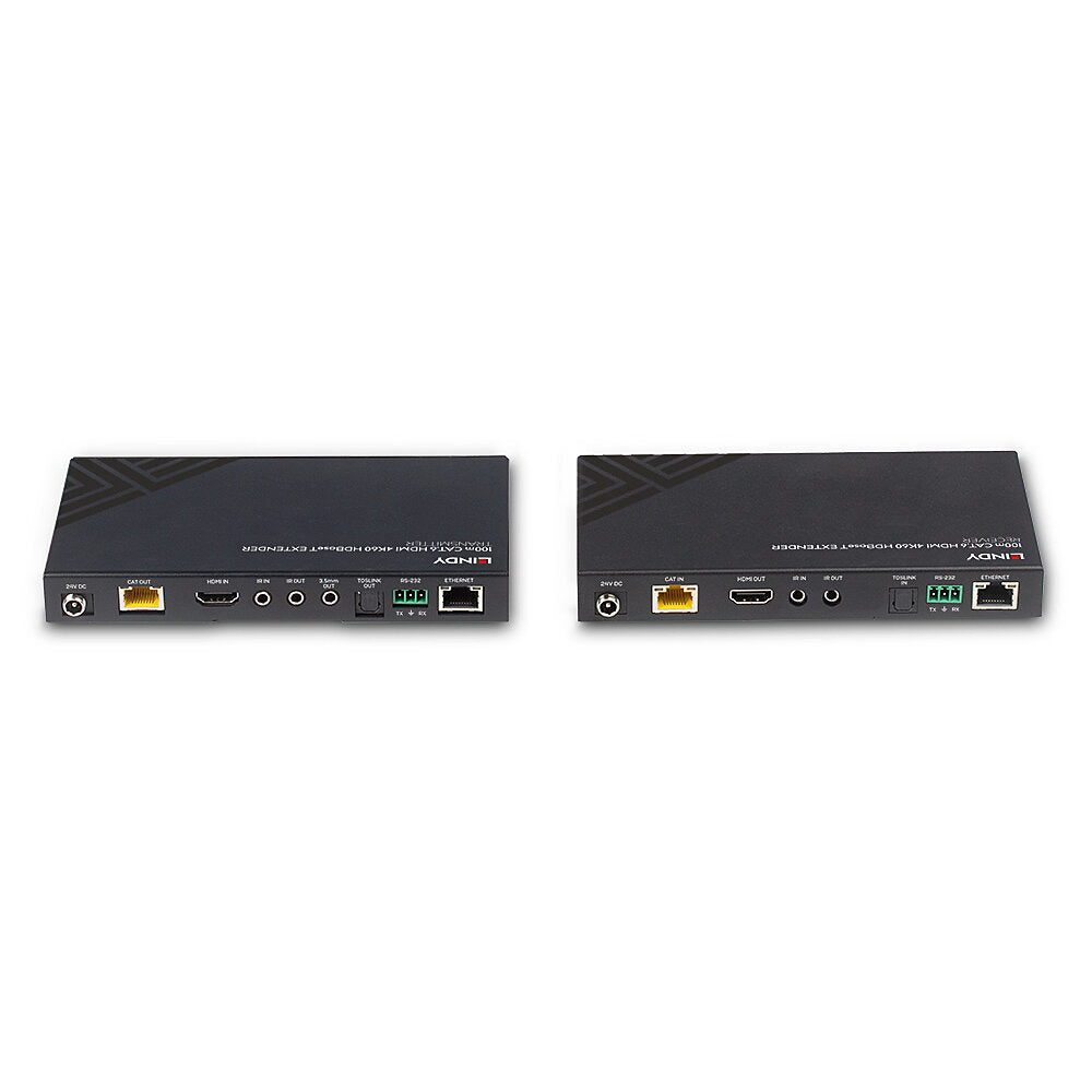 Lindy 38340 KVM Extender – 100m Cat.6 HDMI 4K60 Audio IR RS-232 HDBaseT