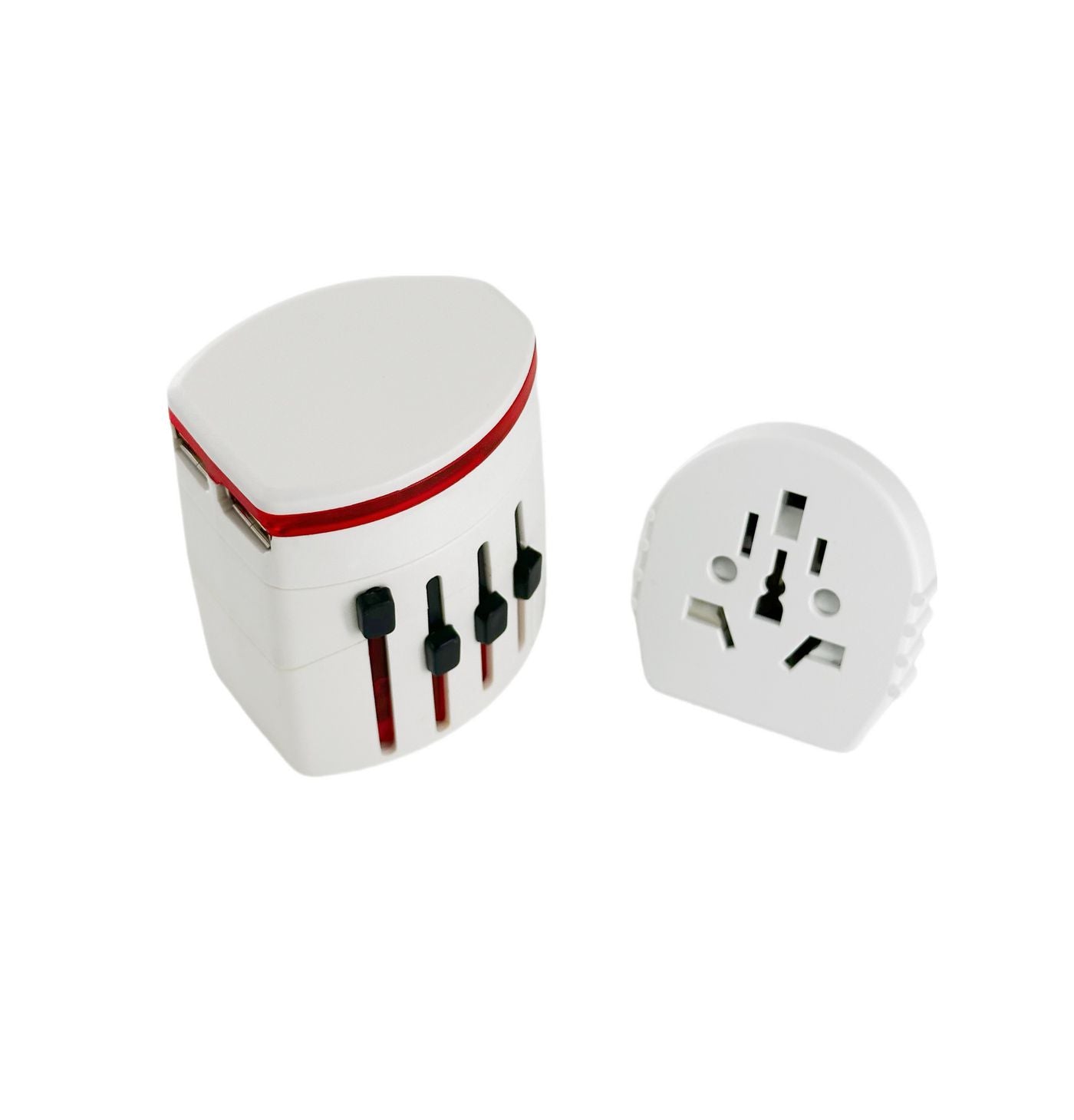 MicroConnect PETRAVEL12 Smart Device Charger – Dual USB World Adapter Indoor White