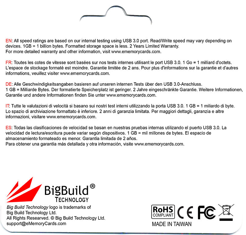 BigBuild Technology 32GB Red Dual Drive Type C OTG USB Memory Stick, USB Drive