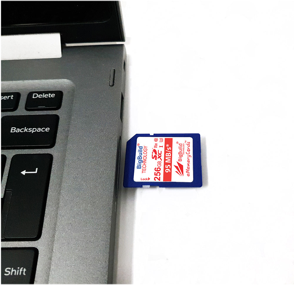 BigBuild Technology 256GB Ulta Fast 95MB/s U3 SDXC Memory Card