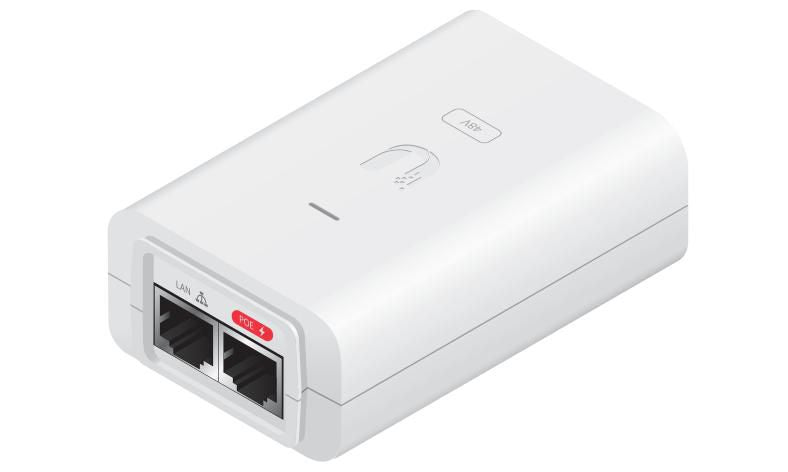 Ubiquiti POE-48-24W-WH PoE Adapter – 48VDC 24W White Power Supply