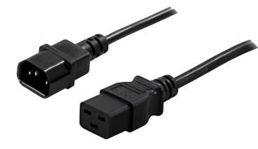PowerWalker 91010040 Power Cable – C14 to C19 10A Black