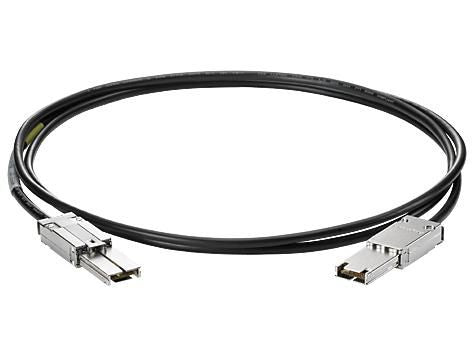 HP 407337-B21-RFB External Mini SAS Cable 1m Black