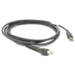 Zebra CBA-U01-S07ZAR USB Cable – Series A, 2.1m, Grey, Straight, Male/Male