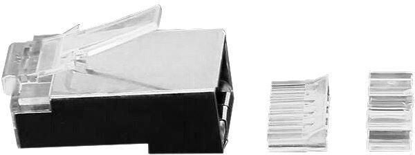 MicroConnect KON512-50 RJ45 Plug MP8P8C CAT6a Silver 50-Pack