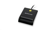 IOGEAR GSR212 Access Control Reader – USB Smart Card, EMV 4.1, Black