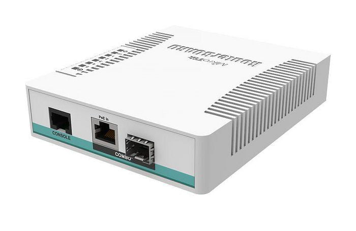 MikroTik CRS106-1C-5S Network Switch – 5x SFP, 400MHz, 128MB, PoE, White