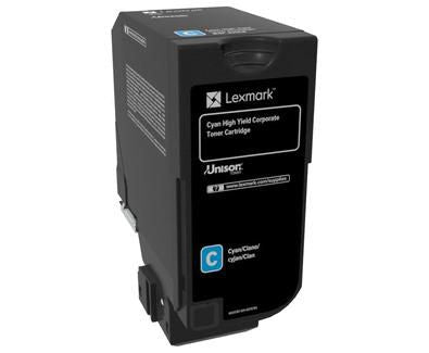 Lexmark 84C2HCE Toner Cartridge – Cyan High Yield 16,000 Pages Original