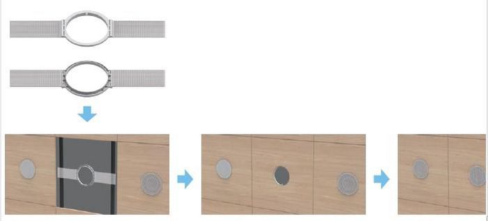 Vivolink VLSPMTC-MOUNT Speaker Mount – Ceiling Metal Silver 614g