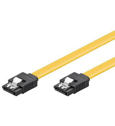 MicroConnect SAT15005C6 SATA Cable 0.5m 7-Pin Male/Male Yellow