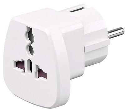 MicroConnect PETRAVEL Universal Power Travel Adapter 230V White