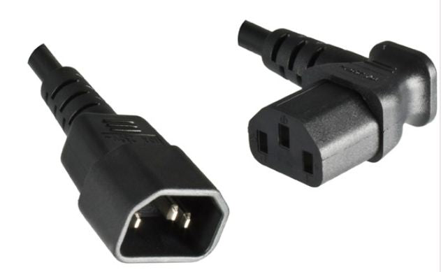 MicroConnect PE040618A Power Cable 1.8m C13 Female to C14 Male 10A 250V Black