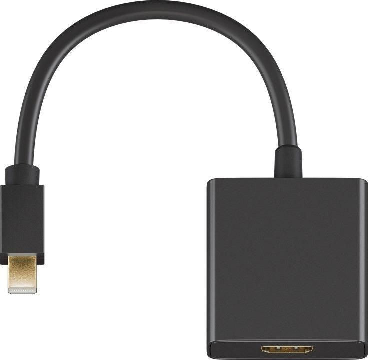 MicroConnect MDPHDMIB Mini DisplayPort to HDMI Adapter – 0.15m Black, Full HD 1080p