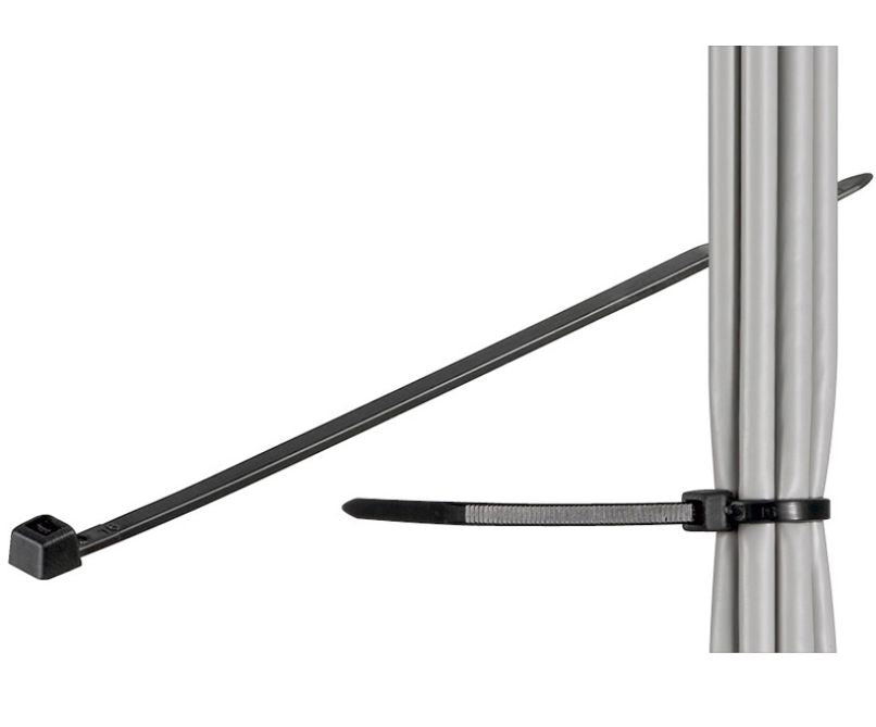 Microconnect CABLETIE3 Ladder Cable Tie – Black, 203mm x 2.5mm, 100 Pack