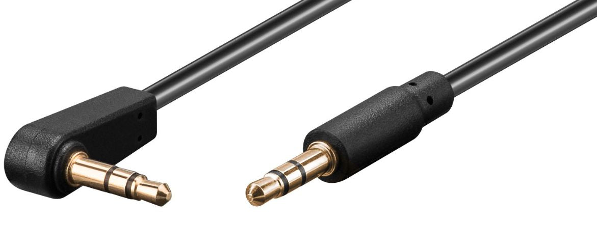 Microconnect AUDLL05A 0.5m 3.5mm Male to Male Audio Cable – Black