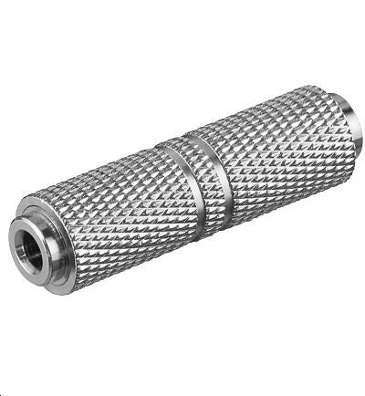 Microconnect 3.5mm Female to Female Audio Adapter – Silver Gender Changer