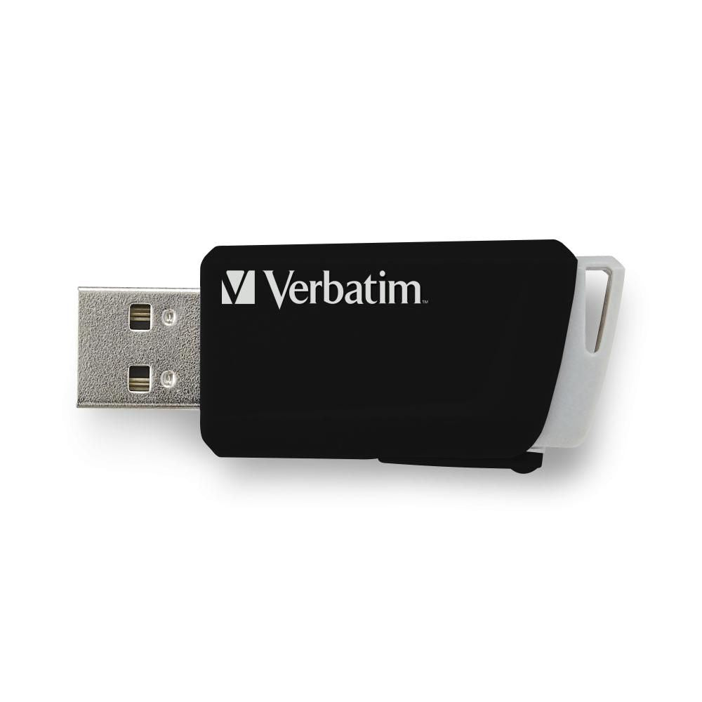 Verbatim 49307 USB Flash Drive – 32GB Store 'n' Click Black USB 3.2 Gen 1