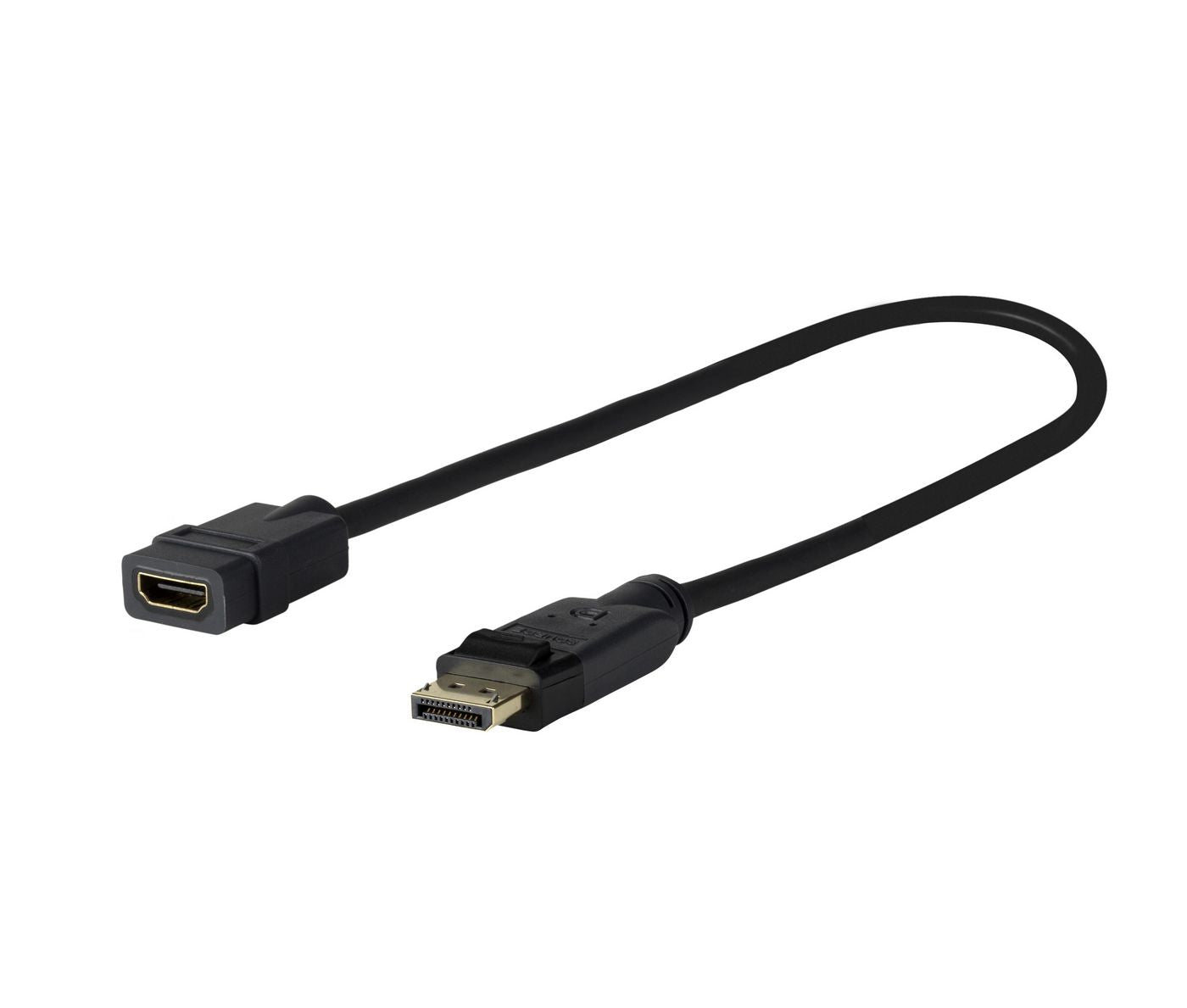 Vivolink DisplayPort to HDMI Adapter 0.2m – Full HD 1080p, Gold-Plated, Black