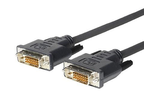 Vivolink PRODVIS3 DVI-D Cable – 3m Gold-Plated Dual Link Black, High Resolution