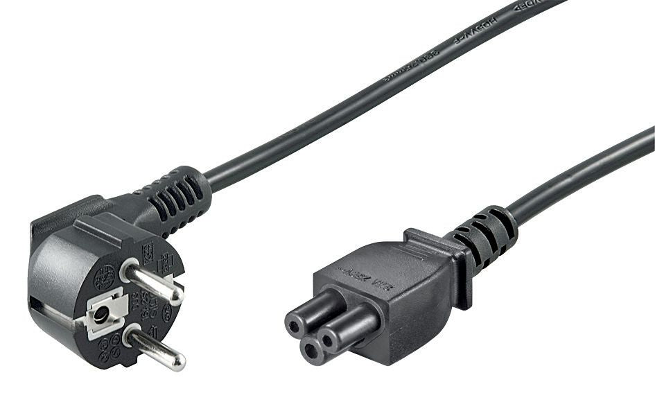 MicroConnect PE010805 Power Cable 0.5m Black CEE7/7 to C5 Coupler