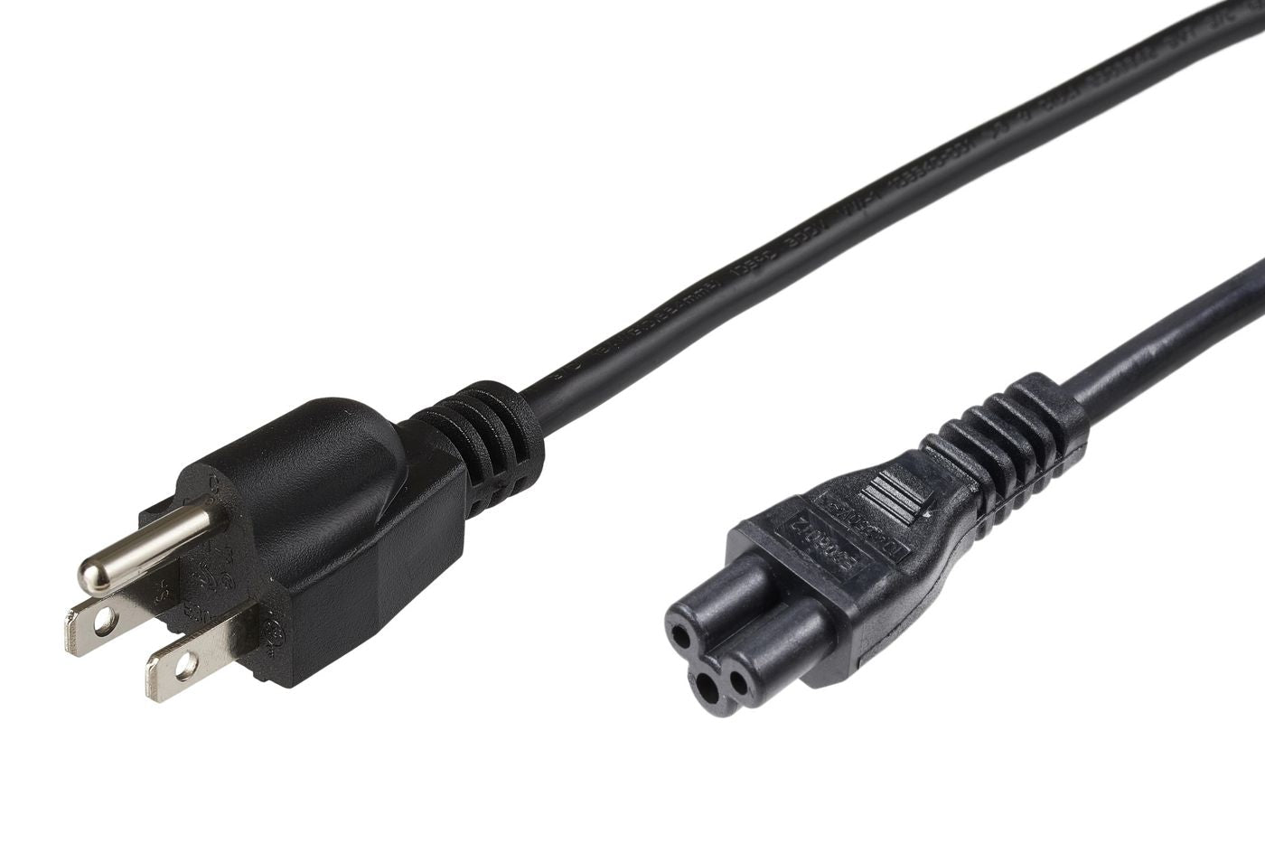 MicroConnect PE110830 Power Cable 3m Black SVT 15A 125V B Plug to C5 Coupler