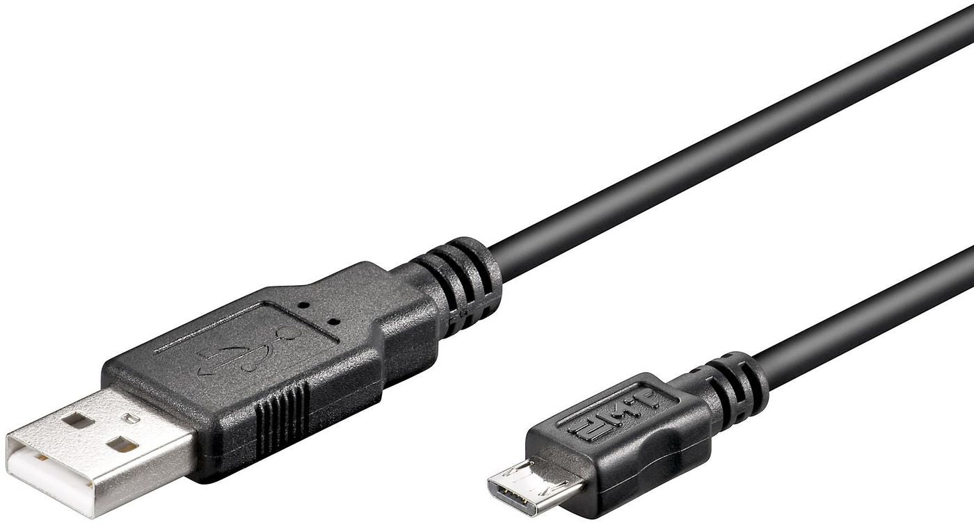 MicroConnect USBABMICRO3 USB Cable USB 2.0 3m USB A to Micro-USB B Black
