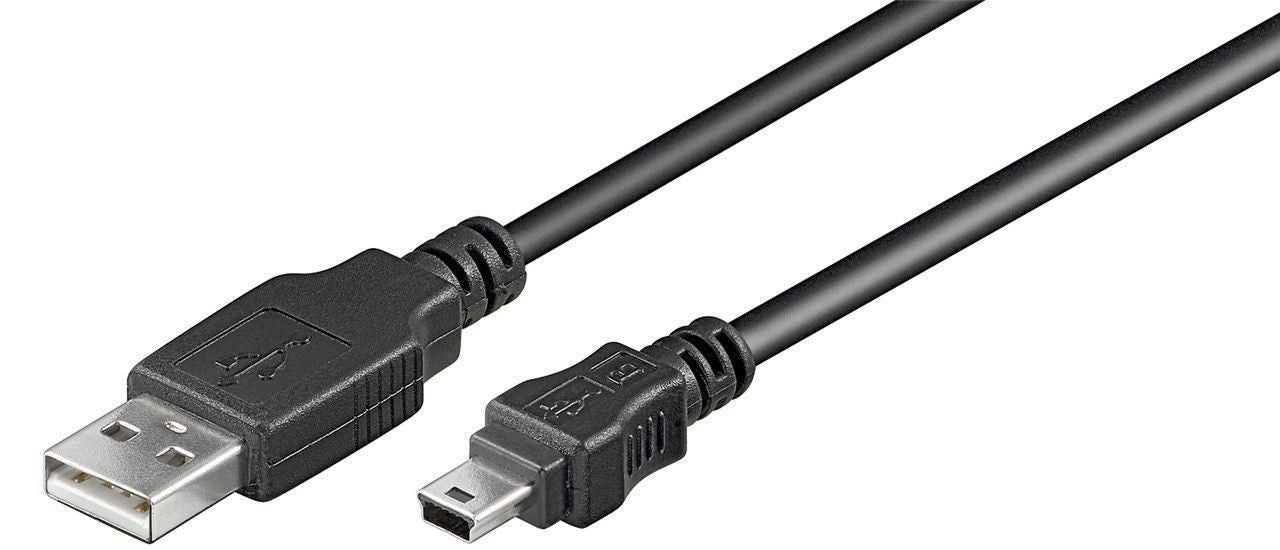 MicroConnect USBAMB52 USB Cable USB 2.0 1.8m Mini-USB B Black
