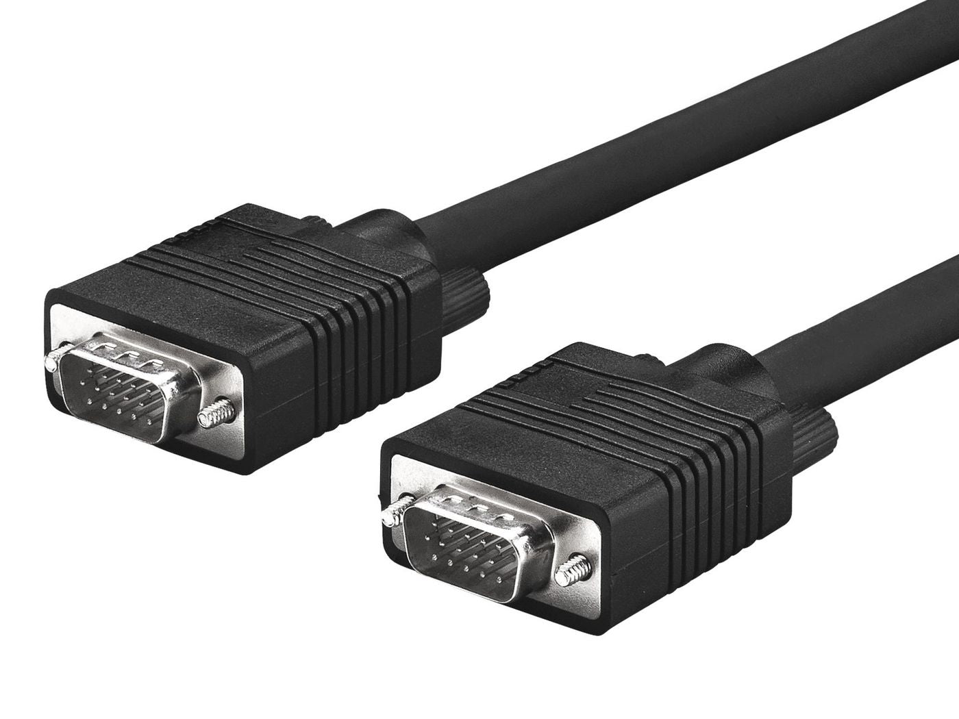 MicroConnect MONGG5B Full HD SVGA HD15 Monitor Cable 5m – VGA Male to Male, Gold-Plated, Double Shielded