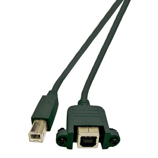 MicroConnect USBABF1PANEL2 USB 2.0 Extension Cable 1.8m USB A Male to USB B Female